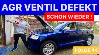 Diesel Motor qualmt stark  AGR Ventil reparieren  VW Touareg V10 TDI Umbau  Folge 44 [upl. by Ardenia741]