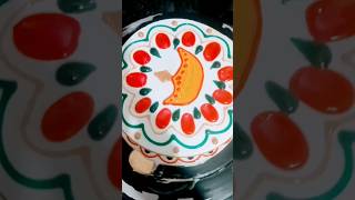 Rangoli vala cake diwalispecial birthdaycakevideo vairralcake cakeshorts [upl. by Mastat]