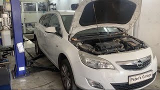 Opel Astra J 17 CDTI EGR valve location EGR cooler location and wiring diagram [upl. by Neeven]