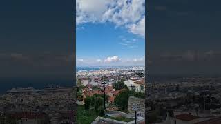 View of Thessaloniki Greece from above TravelwithHugoF thessaloniki greece travelshorts [upl. by Teodor]