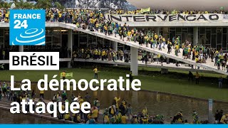 Attaque des lieux de pouvoir à Brasilia  la démocratie brésilienne attaquée en son cœur [upl. by Teodoor576]