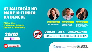 Atualização no Manejo Clínico da Dengue  2024 [upl. by Nnairret]