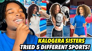 KALOGERA SISTERS TRIED 5 DIFFERENT SPORTS [upl. by Eceerahs]