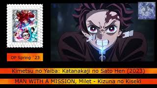 Every Anime Song by MAN WITH A MISSION 20132023 [upl. by Monto]