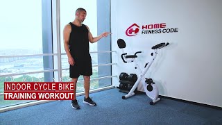 HomeFitnessCode  3IN1 Foldable Exercise Bike Bicycle Trainer for Home Workout [upl. by Otila]