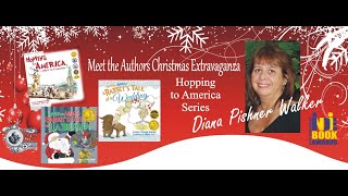 Diana Pishner Walker childrens book series Hopping to America  Zoom into Books [upl. by Aihtibat907]