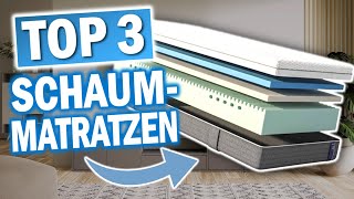 SCHAUMSTOFF MATRATZEN Test amp Vergleich  Die 3 Besten Modelle 2024 [upl. by Ij]