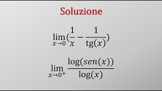 Esercizio svolto su due limiti non banali [upl. by Anirbas]