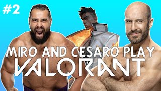 Miro Rusev and Cesaro return for VALORANT [upl. by Ahtram]