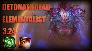 PoE 324  Detonate Dead Elementalist League Start Guide [upl. by Risan364]