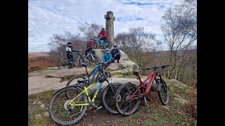 eMTB Peak District Curbar Edge [upl. by Nydnarb]