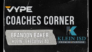 Klein ISD Executive Athletic Director Brandon Baker [upl. by Aehsila]