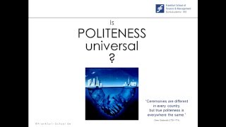 POLITENESS amp INTERCULTURAL COMPETENCE [upl. by Hartill]