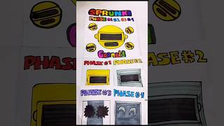 SPRUNKI Garnold  ASMR phase 1vs2vs3vs4 squishy blindbag papercraft sprunkiincredibox squishy [upl. by Ahsenrat]