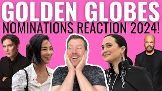 Golden Globe Nominations LIVE REACTION 2024 [upl. by Nylanaj]