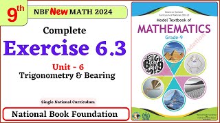 Class 9 Math Exercise 63 NBF Ex 63 Class 9 federal board FBISE Math National Book foundation [upl. by Attiuqal]