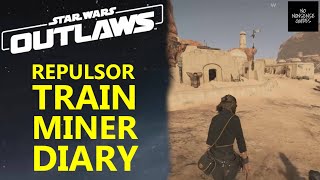 Star Wars Outlaws Repulsor Train  Miner Diary Locations at Mos Algo  33 [upl. by Decker]