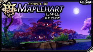 Maplehart Temple 🍁  Serenitea Pot Design  Tutorial amp Replica [upl. by Gredel798]