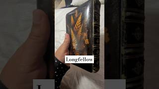 Longfellow Poetry Book Mauchline Ware Binding [upl. by Zipah]