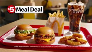 McDonald’s 5 Meal Deal Commercial  Irresistible Value and Flavor 🍔🍟 tvcommercials McDonalds [upl. by Margetts486]