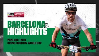 Barcelona – Women and Men Elite Highlights  2023 UCI EMTB Crosscountry World Cup [upl. by Llertnad]