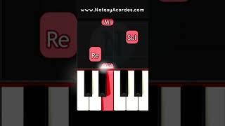 Como Tocar NAVIDAD FACIL en Piano con tan solo 5 notas 😱 [upl. by Onavlis]