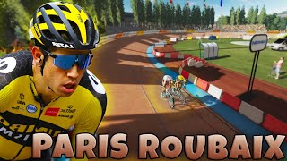 PARIS ROUBAIX WITH WOUT VAN AERT  Tour De France 2021 PS4 Game [upl. by Pammy]