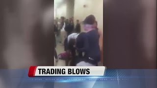 Disturbing brawl at high school caught on camera [upl. by Verner115]