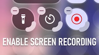 How to Enable Screen Recording Feature on iOS 18  Easy Guide [upl. by Kosey]