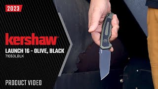 Kershaw Launch 16  Model 7105OLBLK [upl. by Oznarol]