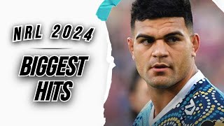 NRL 2024  BIGGEST HITS  PART 1 ᴴᴰ [upl. by Fedora]