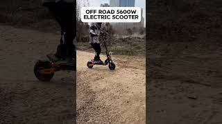 Electric Scooter Off Road Riding Review Yenghome 5600w Dual Motor Escooter electricscooterlife [upl. by Pears556]