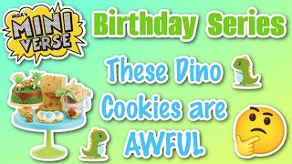 Miniverse Make it Mini Birthday  Making Dino Fossil Cookies Terrible [upl. by Akilaz88]