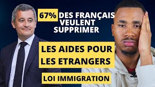 Loi immigration supression APL les français ne veulent plus des étrangers campus France 🇫🇷 [upl. by Aicnelev]