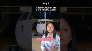 Airport Ground Staff Ramp officer Skipper airportgroundstaff groundstaffjobs [upl. by Sissie977]