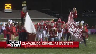 Sportsbeat week 10 ClaysburgKimmel  Everett [upl. by Dnomsad912]