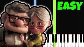 Married Life  Up Easy Piano Tutorial SynthesiaSheet Music [upl. by Naryk650]