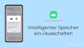 Intelligenter Speicher einschalten oder ausschalten Android 15 [upl. by Revned]