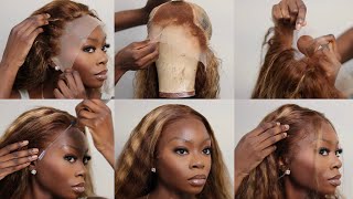 The EASIEST Way To Tint Your Lace Frontal For Dark Skin  Ft Hairspells [upl. by Obed]