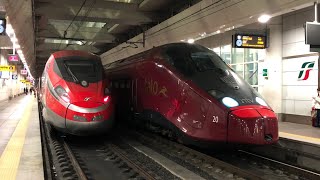 TRENI PARTICOLARI EUROCITY E FRECCIAROSSA A BOLOGNA CENTRALE [upl. by Dolorita]