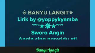 Banyu Langit  Karaoke dangdut koplo [upl. by Ck]