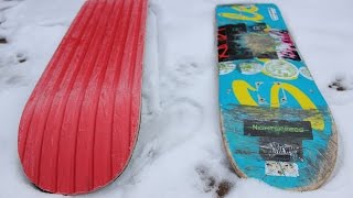 SNOWSKATE vs SKATE DECK [upl. by Niac]