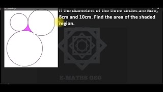 Area of shaded region 2 30 9 2024 [upl. by Crim415]