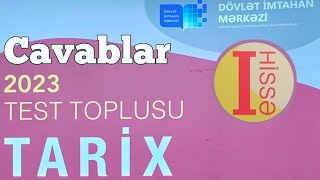 Tarix yeni test toplusu cavabları 1ci hissə 2023 DİM [upl. by Ryder988]