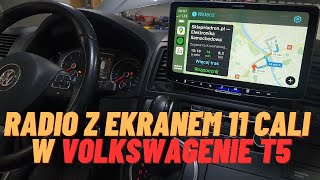 Radio Android Auto i CarPlay do Volkswagena T5 Alpine iLX F115D  Halo 11 z 11 calowym ekranem [upl. by Zephaniah]