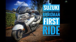 2018 Suzuki Burgman 650 Review [upl. by Fries86]