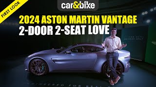 2024 Aston Martin Vantage Comes To India  First Look [upl. by Enairb]