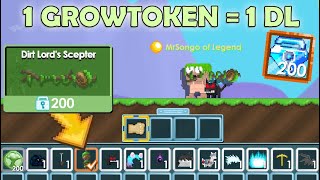 Spending MY ALL BGLs to Buy NEW GROWTOKEN ITEMS RIP BGLS OMG  GrowTopia [upl. by Devinne]