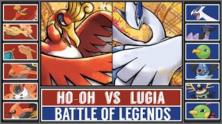 Legendary Pokémon Battle  HOOH vs LUGIA [upl. by Lonee439]