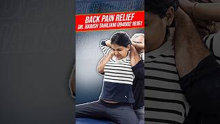 Instant Back Pain Relief Chiropractic Adjustment Magic backpain chiropractic shorts asmr [upl. by Eylhsa]